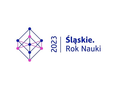 Zdjęcie wprowadzające - Śląskie 2023 Rok Nauki logo w poziomie
