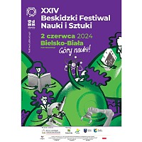 Plakat 24. edycji Beskidzkiego Festiwalu Nauki i Sztuki